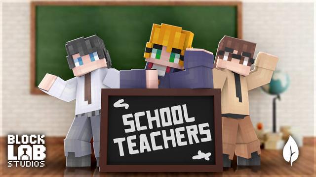 Thumbnail of the Minecraft Bedrock Marketplace product School Teachers created by BLOCKLAB Studios.