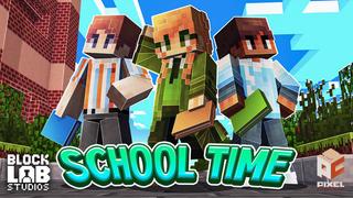 Thumbnail of the Minecraft Bedrock Marketplace product School Time created by BLOCKLAB Studios.