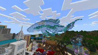 Screenshot of the Minecraft Bedrock Marketplace product Sci-fi Adventure created by BLOCKLAB Studios.