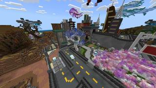 Screenshot of the Minecraft Bedrock Marketplace product Sci-fi Adventure created by BLOCKLAB Studios.