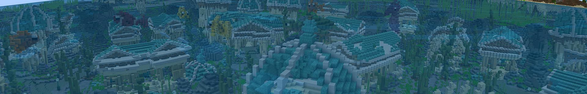 Panorama of the Minecraft Bedrock Marketplace product Sea Explorer created by BLOCKLAB Studios.