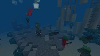 Screenshot of the Minecraft Bedrock Marketplace product Sea Explorer created by BLOCKLAB Studios.