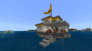 Screenshot of the Minecraft Bedrock Marketplace product Sea Explorer created by BLOCKLAB Studios.