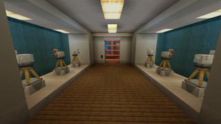 Screenshot of the Minecraft Bedrock Marketplace product Secret Base created by BLOCKLAB Studios.