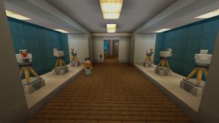 Screenshot of the Minecraft Bedrock Marketplace product Secret Base created by BLOCKLAB Studios.