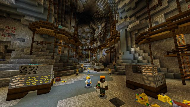 Screenshot of the Minecraft Bedrock Marketplace product Secret Treasures created by BLOCKLAB Studios.