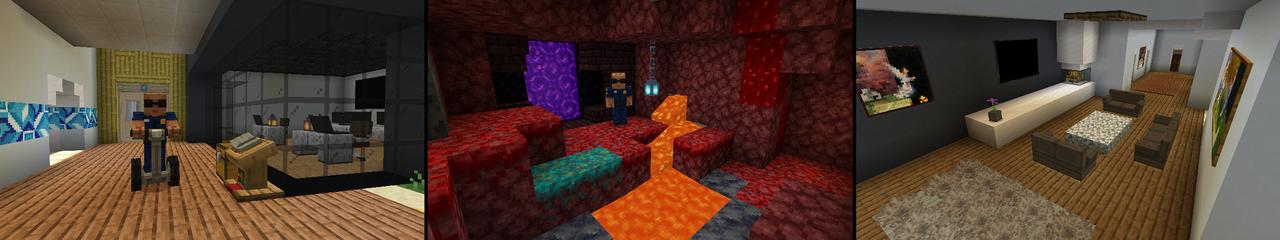Panorama of the Minecraft Bedrock Marketplace product Secret Tree Base created by BLOCKLAB Studios.