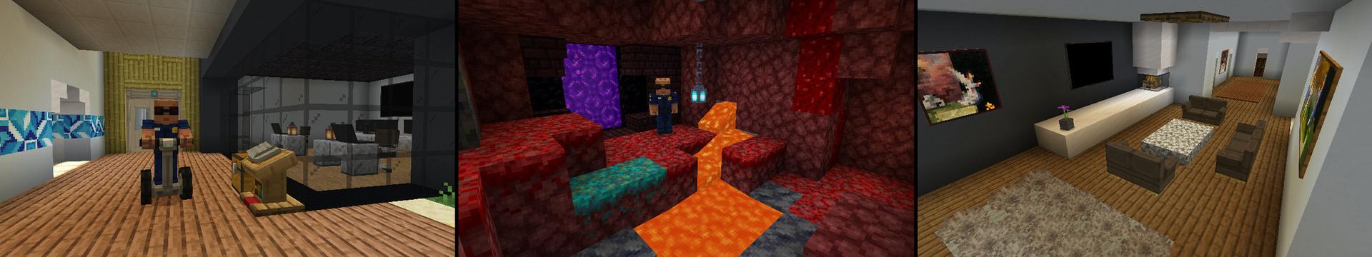 Panorama of the Minecraft Bedrock Marketplace product Secret Tree Base created by BLOCKLAB Studios.