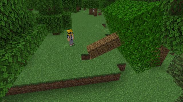 Screenshot of the Minecraft Bedrock Marketplace product Secret Tree Base created by BLOCKLAB Studios.