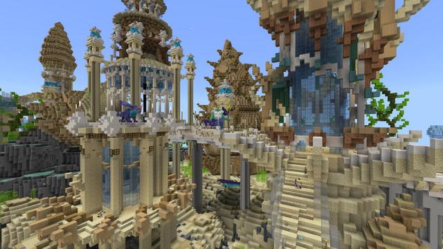Screenshot of the Minecraft Bedrock Marketplace product Shell Kingdom created by BLOCKLAB Studios.