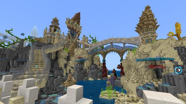 Screenshot of the Minecraft Bedrock Marketplace product Shell Kingdom created by BLOCKLAB Studios.