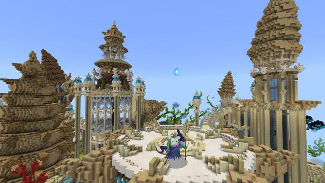 Screenshot of the Minecraft Bedrock Marketplace product Shell Kingdom created by BLOCKLAB Studios.