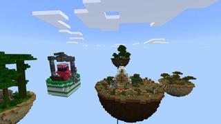 Screenshot of the Minecraft Bedrock Marketplace product Sky Soup Survival created by BLOCKLAB Studios.
