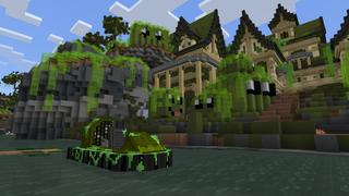 Screenshot of the Minecraft Bedrock Marketplace product Slime Mansion created by BLOCKLAB Studios.