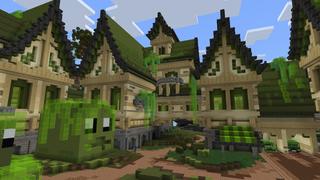 Screenshot of the Minecraft Bedrock Marketplace product Slime Mansion created by BLOCKLAB Studios.