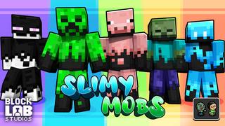 Thumbnail of the Minecraft Bedrock Marketplace product Slimy Mobs created by BLOCKLAB Studios.