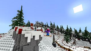 Screenshot of the Minecraft Bedrock Marketplace product Snowboards created by BLOCKLAB Studios.