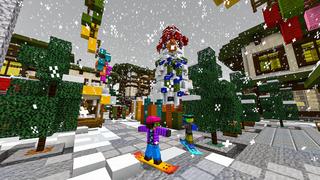 Screenshot of the Minecraft Bedrock Marketplace product Snowboards created by BLOCKLAB Studios.