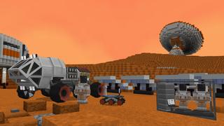 Screenshot of the Minecraft Bedrock Marketplace product Space Race - Mars created by BLOCKLAB Studios.