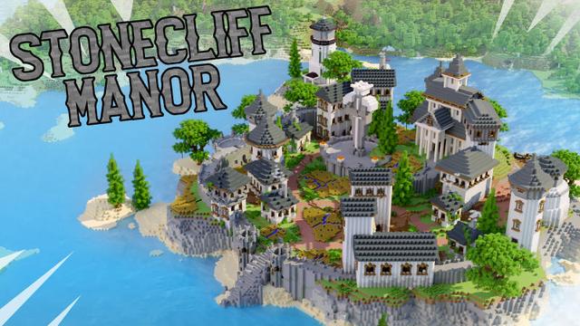 Thumbnail of the Minecraft Bedrock Marketplace product Stonecliff Manor created by BLOCKLAB Studios.