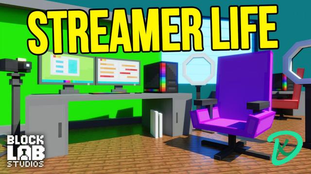Thumbnail of the Minecraft Bedrock Marketplace product Streamer Life created by BLOCKLAB Studios.