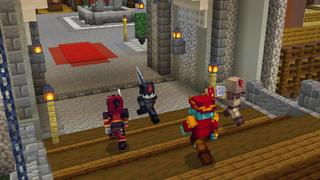 Screenshot of the Minecraft Bedrock Marketplace product Stronger Weapons created by BLOCKLAB Studios.