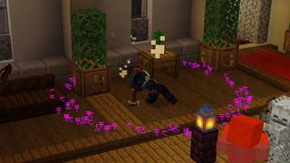 Screenshot of the Minecraft Bedrock Marketplace product Stronger Weapons created by BLOCKLAB Studios.