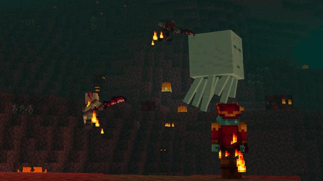 Screenshot of the Minecraft Bedrock Marketplace product Stronger Weapons created by BLOCKLAB Studios.