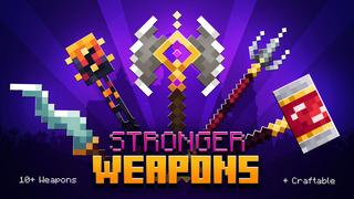 Thumbnail of the Minecraft Bedrock Marketplace product Stronger Weapons created by BLOCKLAB Studios.
