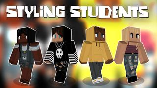 Thumbnail of the Minecraft Bedrock Marketplace product Styling Students created by BLOCKLAB Studios.