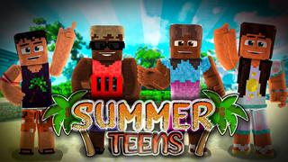 Thumbnail of the Minecraft Bedrock Marketplace product Summer Teens created by BLOCKLAB Studios.