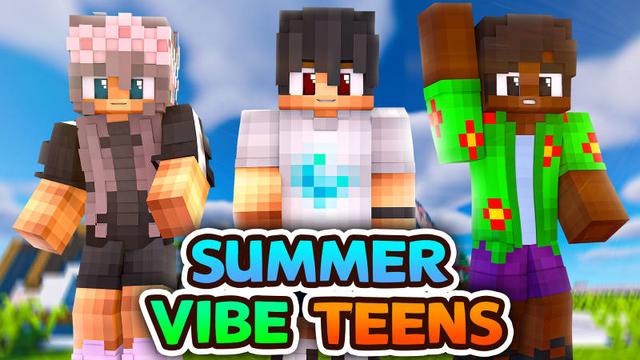 Thumbnail of the Minecraft Bedrock Marketplace product Summer Vibe Teens created by BLOCKLAB Studios.