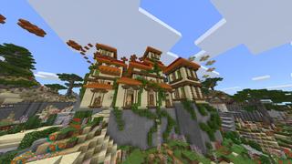 Screenshot of the Minecraft Bedrock Marketplace product Sunset Villa created by BLOCKLAB Studios.