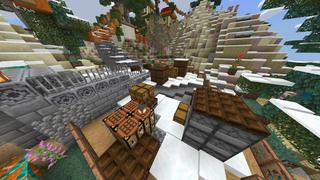 Screenshot of the Minecraft Bedrock Marketplace product Sunset Villa created by BLOCKLAB Studios.