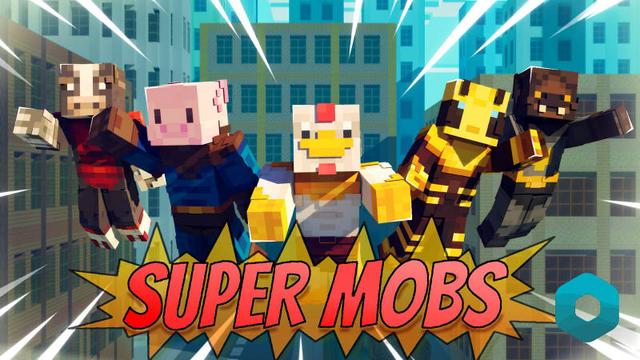 Thumbnail of the Minecraft Bedrock Marketplace product Super Mobs created by BLOCKLAB Studios.