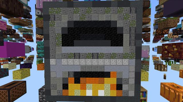 Screenshot of the Minecraft Bedrock Marketplace product Supersized Skygrid created by BLOCKLAB Studios.