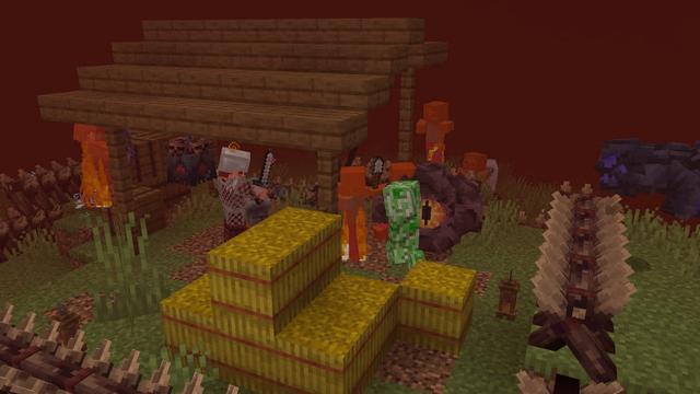 Screenshot of the Minecraft Bedrock Marketplace product Survive the Night Add-On created by BLOCKLAB Studios.