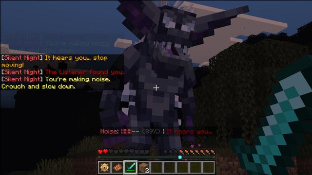 Screenshot of the Minecraft Bedrock Marketplace product Survive the Night Add-On created by BLOCKLAB Studios.