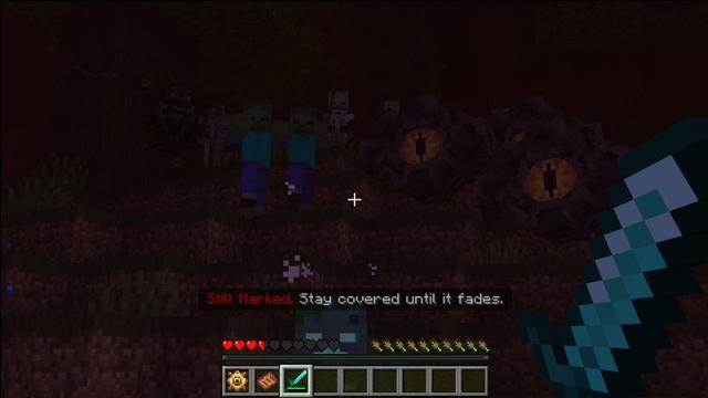 Screenshot of the Minecraft Bedrock Marketplace product Survive the Night Add-On created by BLOCKLAB Studios.