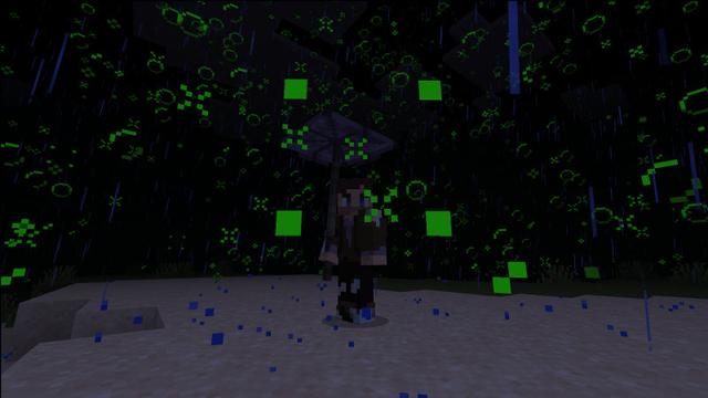 Screenshot of the Minecraft Bedrock Marketplace product Survive the Night Add-On created by BLOCKLAB Studios.