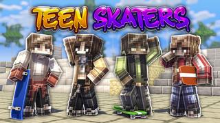 Thumbnail of the Minecraft Bedrock Marketplace product Teen Skaters created by BLOCKLAB Studios.
