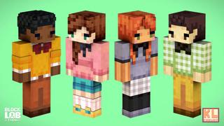 Thumbnail of the Minecraft Bedrock Marketplace product Teens: Preppy Fashion created by BLOCKLAB Studios.