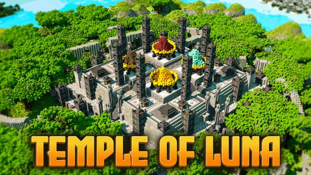 Thumbnail of the Minecraft Bedrock Marketplace product Temple of Luna created by BLOCKLAB Studios.