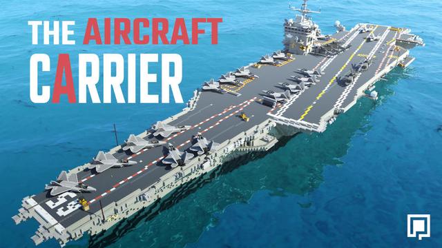 Thumbnail of the Minecraft Bedrock Marketplace product The Aircraft Carrier created by BLOCKLAB Studios.