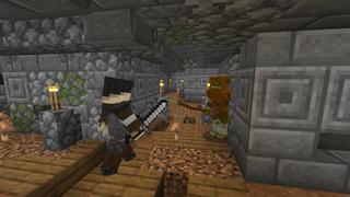 Screenshot of the Minecraft Bedrock Marketplace product The Ancient Feud created by BLOCKLAB Studios.