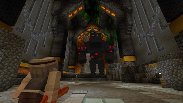 Screenshot of the Minecraft Bedrock Marketplace product The Curse of Titan Peaks created by BLOCKLAB Studios.