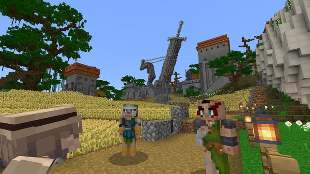 Screenshot of the Minecraft Bedrock Marketplace product The Curse of Titan Peaks created by BLOCKLAB Studios.