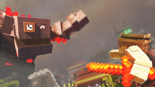 Thumbnail of the Minecraft Bedrock Marketplace product La malédiction de Titan Peaks created by BLOCKLAB Studios.