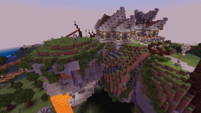 Screenshot of the Minecraft Bedrock Marketplace product Titan Town created by BLOCKLAB Studios.
