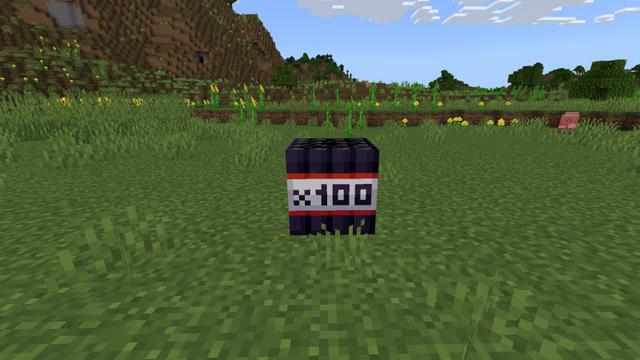 Screenshot of the Minecraft Bedrock Marketplace product TNT+ created by BLOCKLAB Studios.